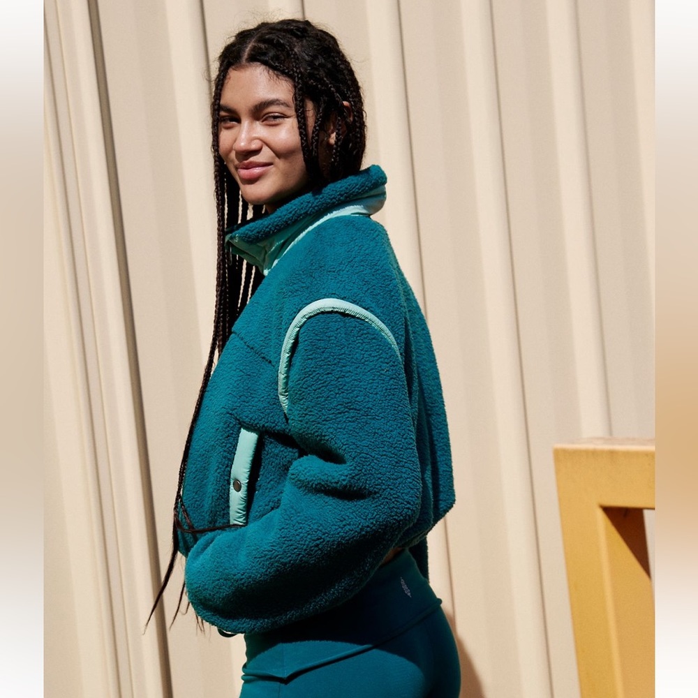 FP Movement by Free People Teal Jacket